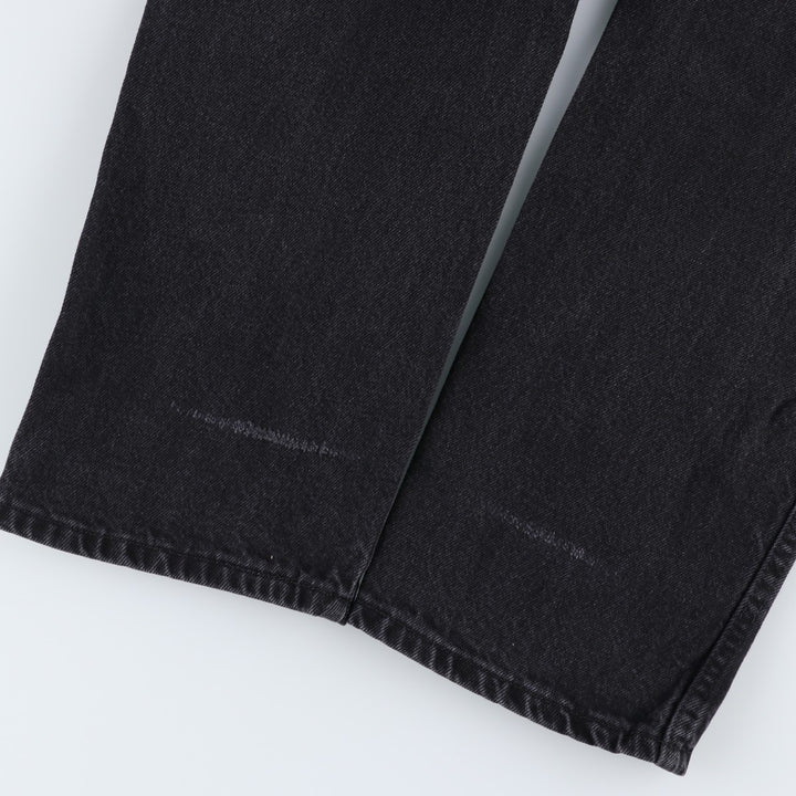Rustler Black Denim Straight Denim Pants for Men, W30 equivalent cotton black type Vintage Second Hand