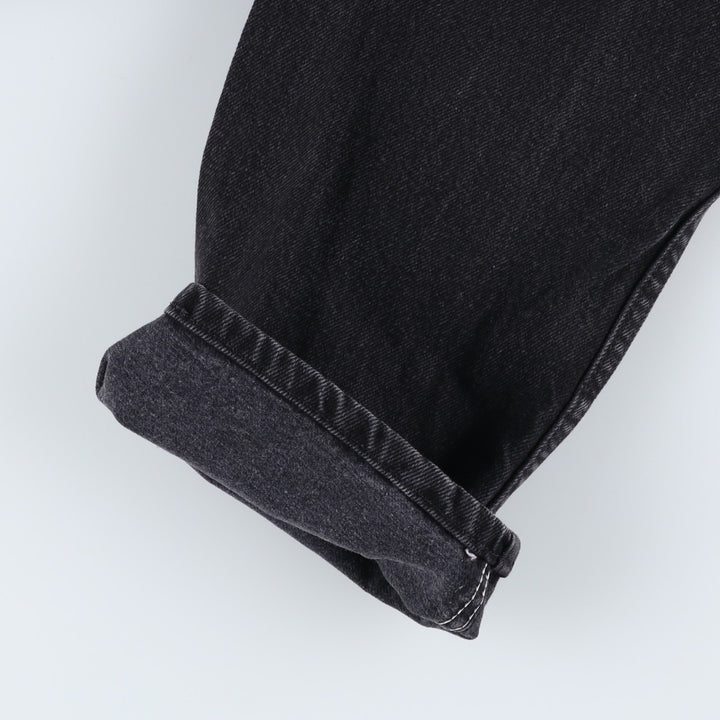 Rustler Black Denim Straight Denim Pants for Men, W30 equivalent cotton black type Vintage Second Hand