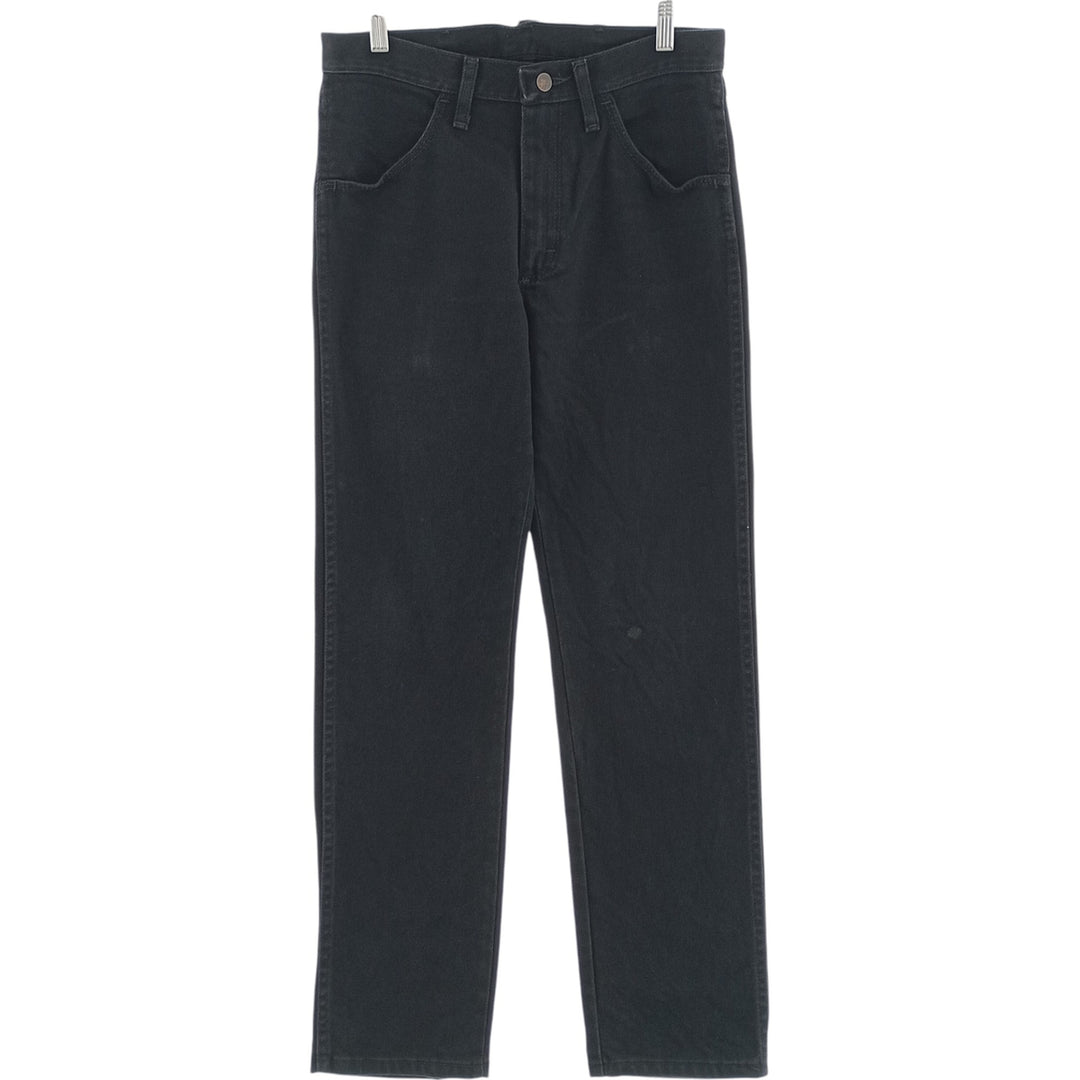 Rustler Black Denim Straight Denim Pants for Men, W30 equivalent cotton black type Vintage Second Hand
