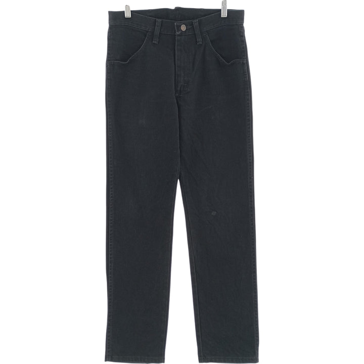 Rustler Black Denim Straight Denim Pants for Men, W30 equivalent cotton black type Vintage Second Hand