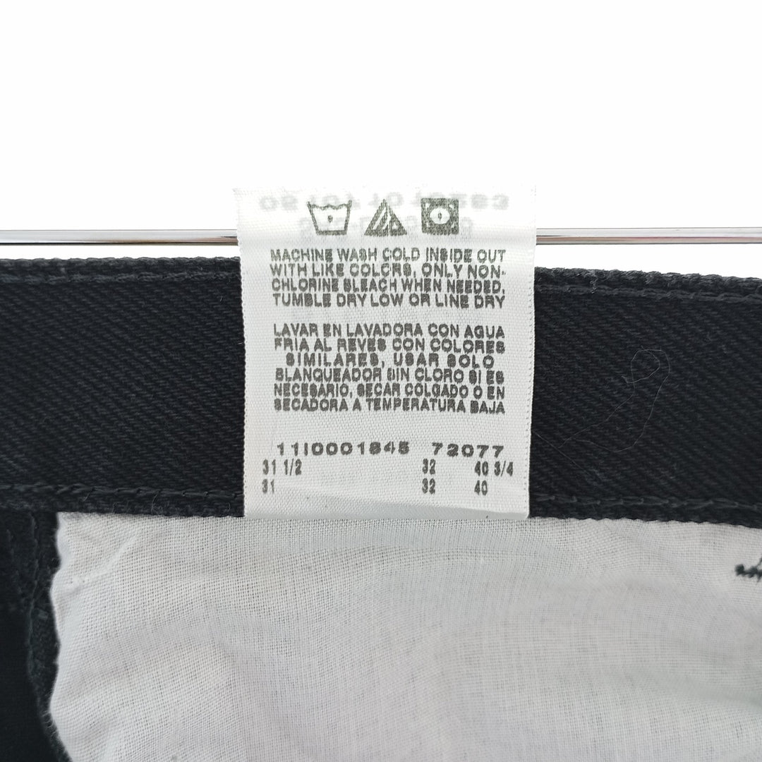 Rustler Black Denim Straight Denim Pants for Men, W30 equivalent cotton black type Vintage Second Hand
