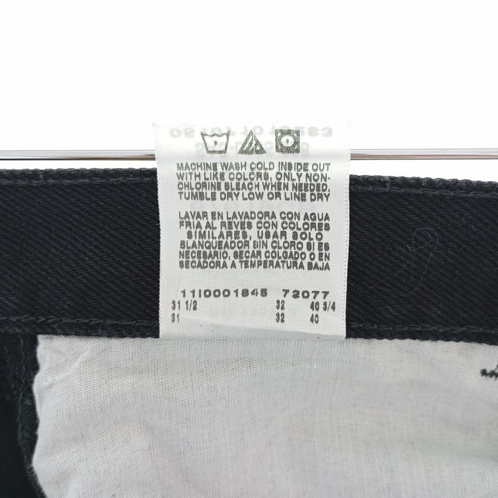 Rustler Black Denim Straight Denim Pants for Men, W30 equivalent cotton black type Vintage Second Hand