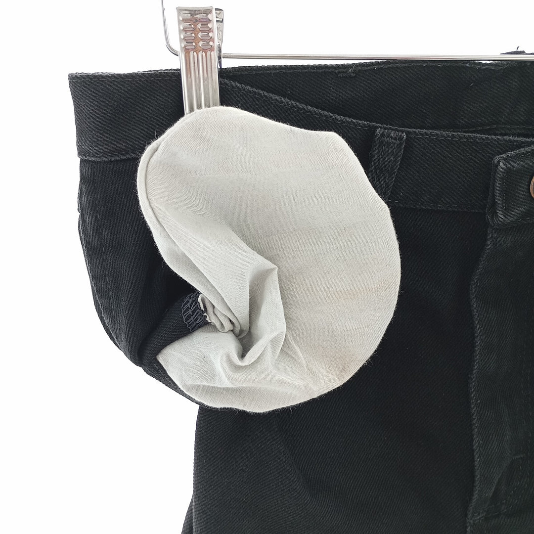 Rustler Black Denim Straight Denim Pants for Men, W30 equivalent cotton black type Vintage Second Hand