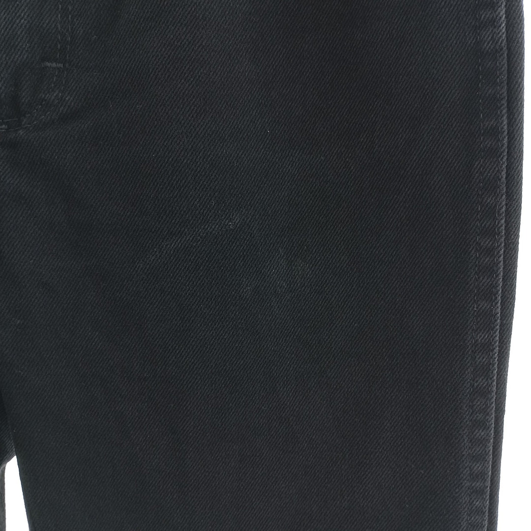 Rustler Black Denim Straight Denim Pants for Men, W30 equivalent cotton black type Vintage Second Hand