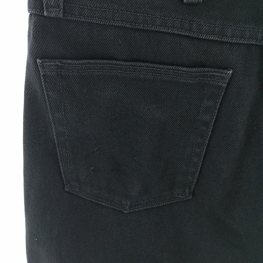 Rustler Black Denim Straight Denim Pants for Men, W30 equivalent cotton black type Vintage Second Hand