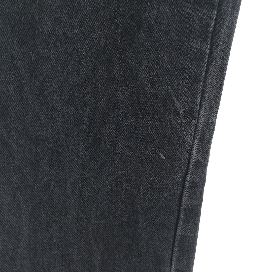 Rustler Black Denim Straight Denim Pants for Men, W33 equivalent cotton black type Vintage Second Hand