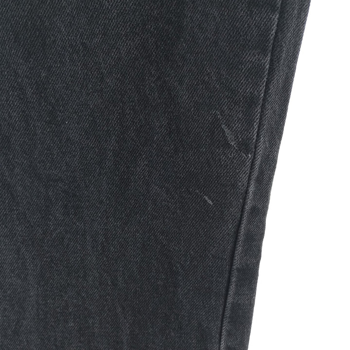 Rustler Black Denim Straight Denim Pants for Men, W33 equivalent cotton black type Vintage Second Hand