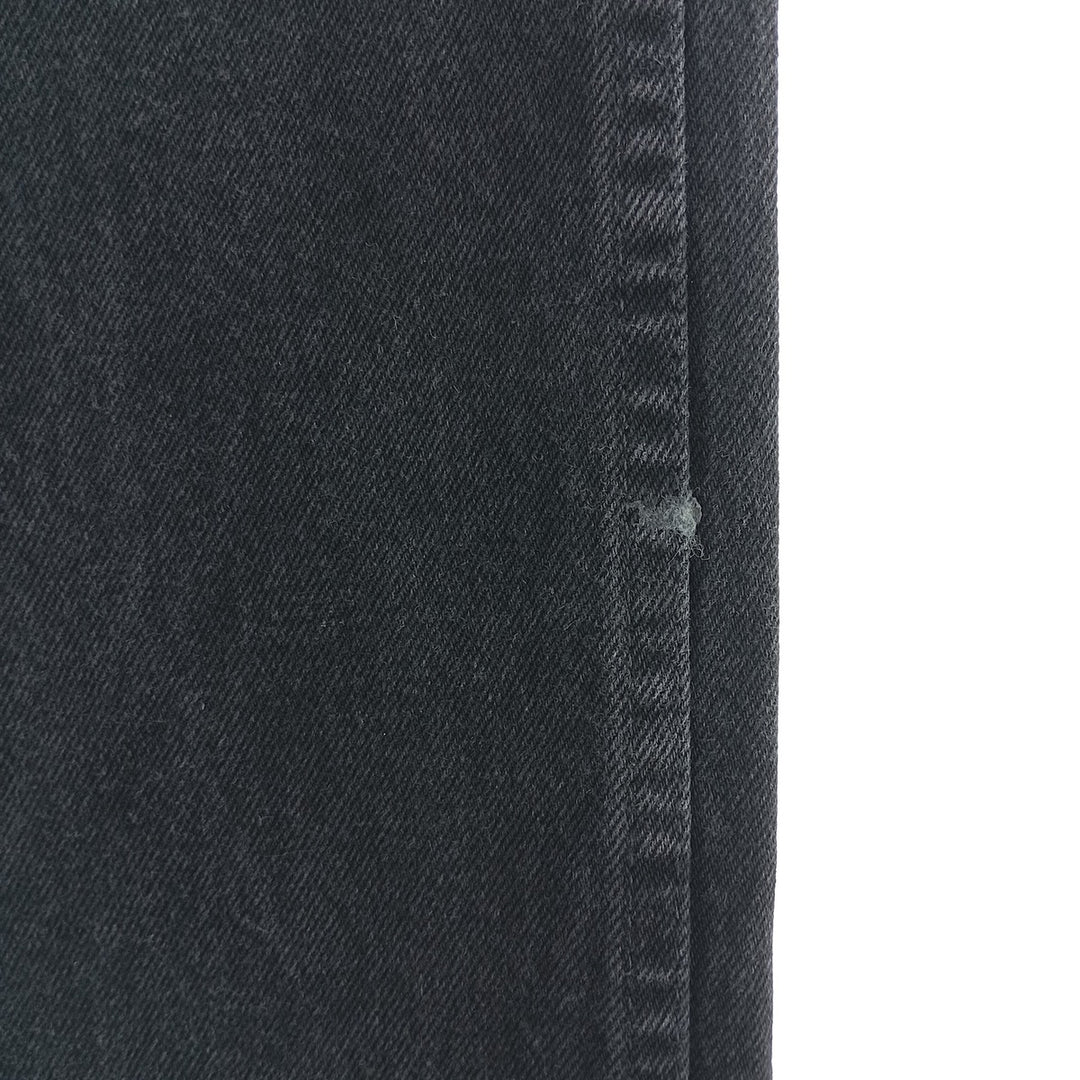 Rustler Black Denim Straight Denim Pants for Men, W33 equivalent cotton black type Vintage Second Hand