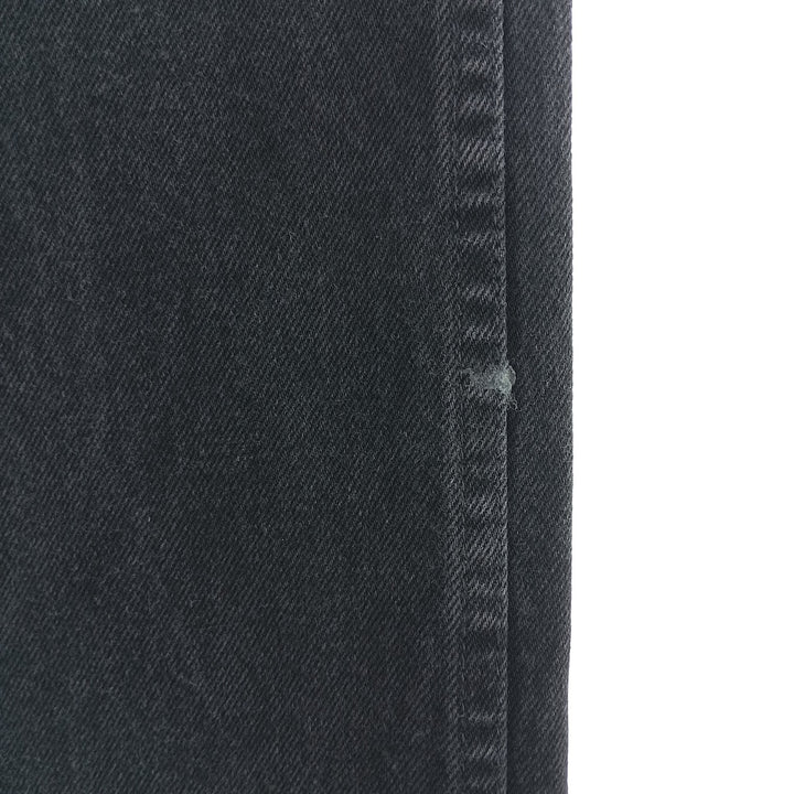 Rustler Black Denim Straight Denim Pants for Men, W33 equivalent cotton black type Vintage Second Hand