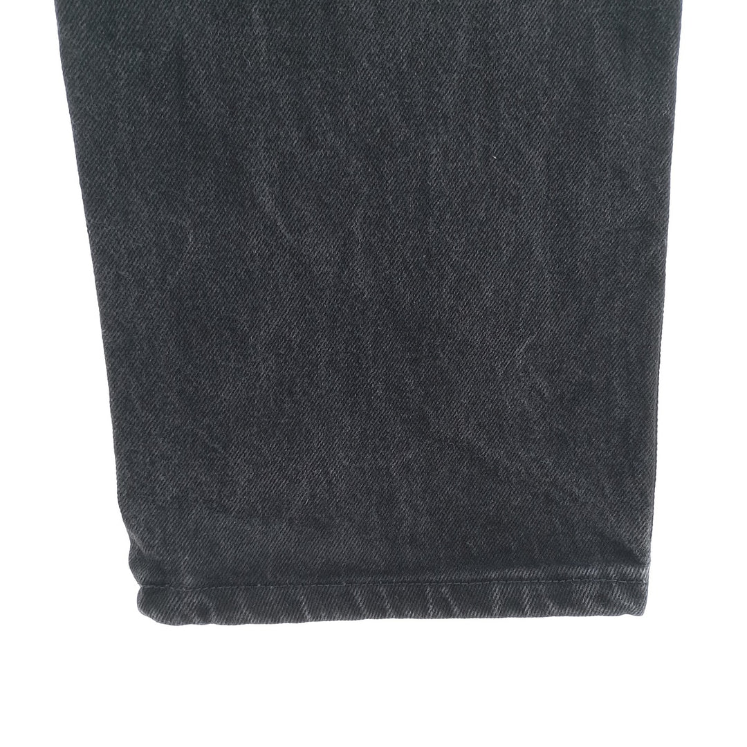 Rustler Black Denim Straight Denim Pants for Men, W33 equivalent cotton black type Vintage Second Hand