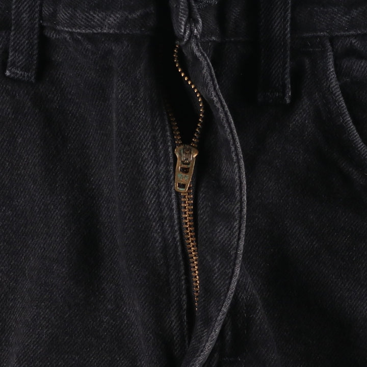 Rustler Black Denim Straight Denim Pants for Men, W31 equivalent cotton black type Vintage Second Hand