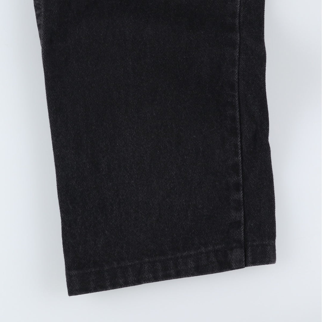 Rustler Black Denim Straight Denim Pants for Men, W31 equivalent cotton black type Vintage Second Hand