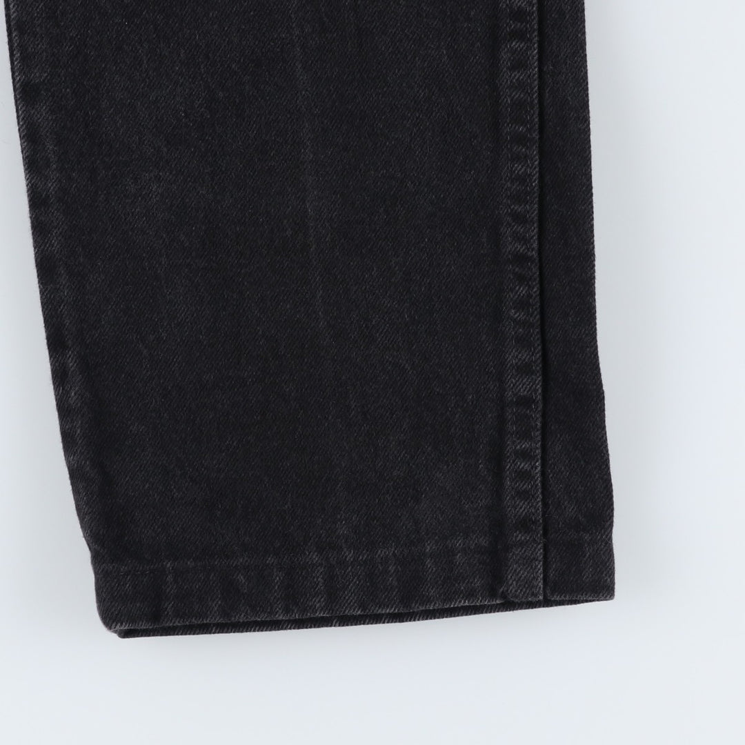 Rustler Black Denim Straight Denim Pants for Men, W31 equivalent cotton black type Vintage Second Hand