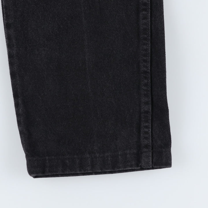 Rustler Black Denim Straight Denim Pants for Men, W31 equivalent cotton black type Vintage Second Hand