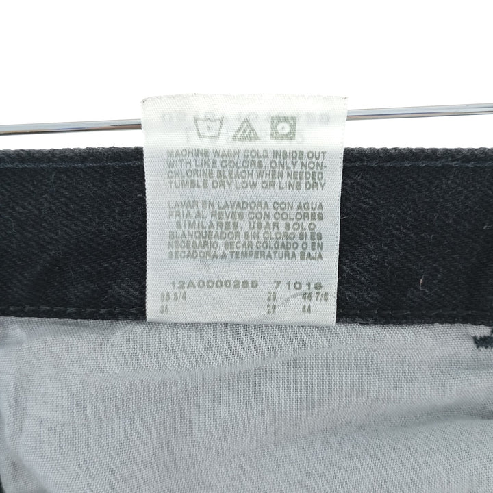 Rustler Black Denim Straight Denim Pants for Men, W34 equivalent cotton black type Vintage Second Hand