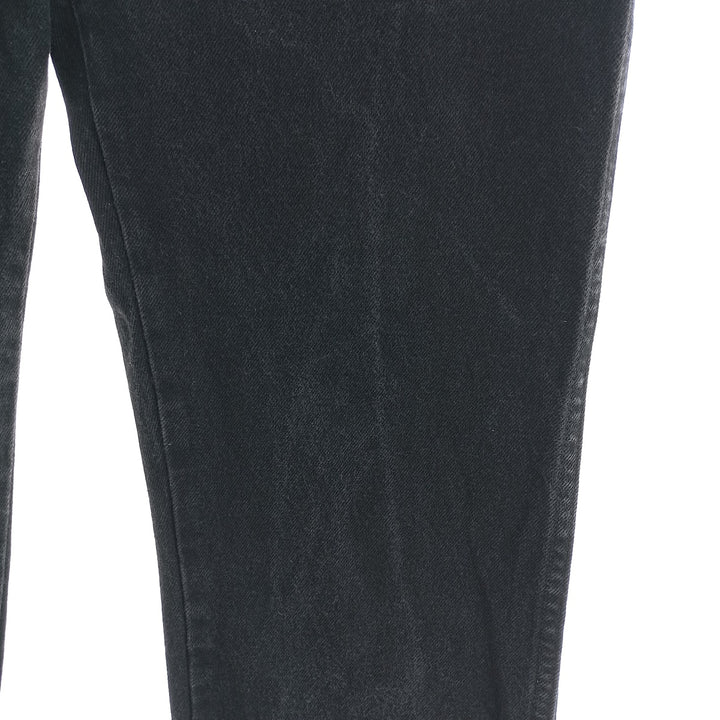 Rustler Black Denim Straight Denim Pants for Men, W34 equivalent cotton black type Vintage Second Hand