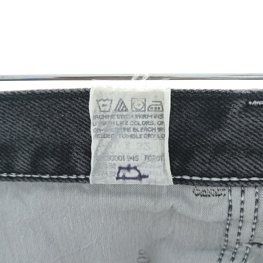 Rustler Black Denim Straight Denim Pants for Men, W30 equivalent cotton black type Vintage Second Hand