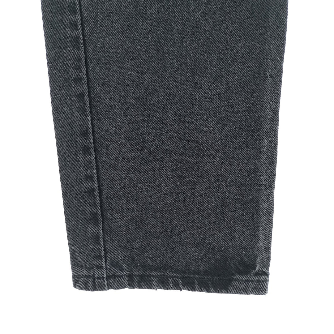 Rustler Black Denim Straight Denim Pants for Men, W30 equivalent cotton black type Vintage Second Hand