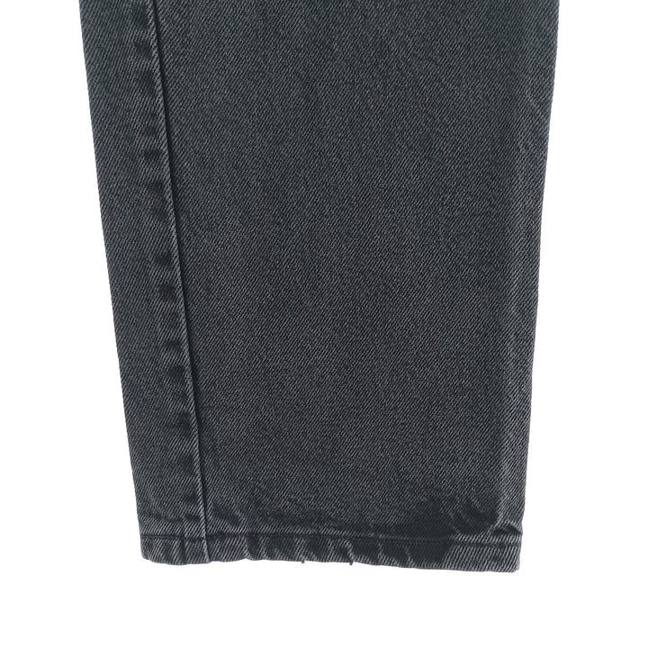 Rustler Black Denim Straight Denim Pants for Men, W30 equivalent cotton black type Vintage Second Hand