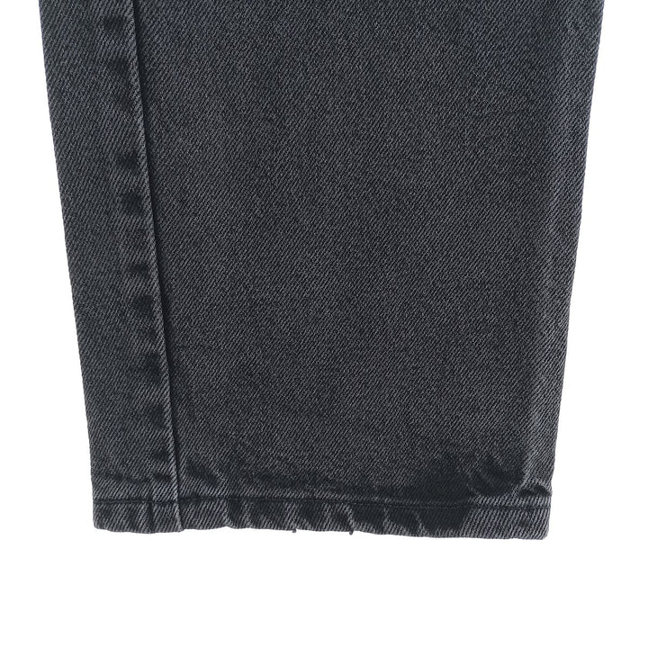 Rustler Black Denim Straight Denim Pants for Men, W30 equivalent cotton black type Vintage Second Hand