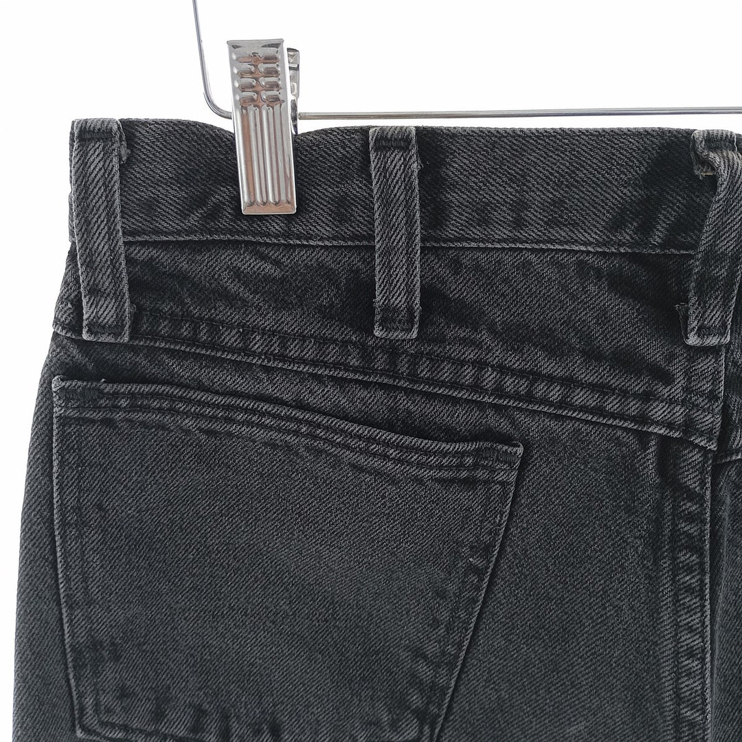 Rustler Black Denim Straight Denim Pants for Men, W30 equivalent cotton black type Vintage Second Hand