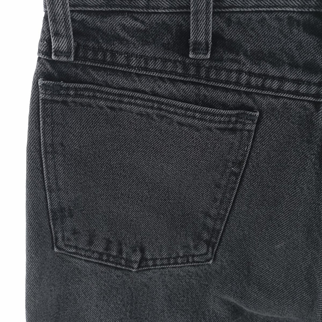 Rustler Black Denim Straight Denim Pants for Men, W30 equivalent cotton black type Vintage Second Hand