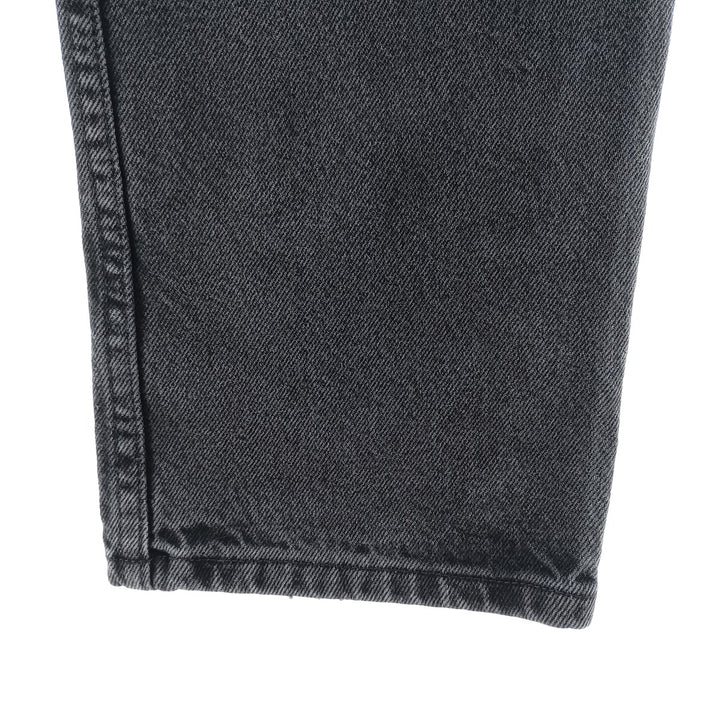 Rustler Black Denim Straight Denim Pants for Men, W30 equivalent cotton black type Vintage Second Hand