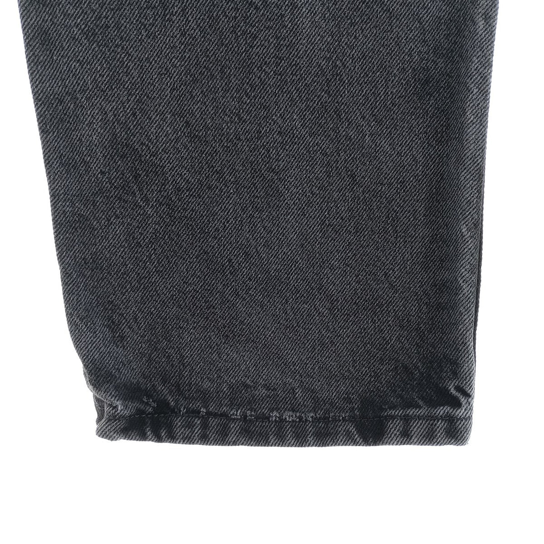 Rustler Black Denim Straight Denim Pants for Men, W30 equivalent cotton black type Vintage Second Hand