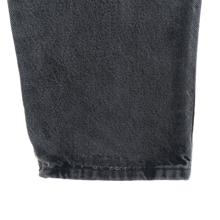 Rustler Black Denim Straight Denim Pants for Men, W30 equivalent cotton black type Vintage Second Hand