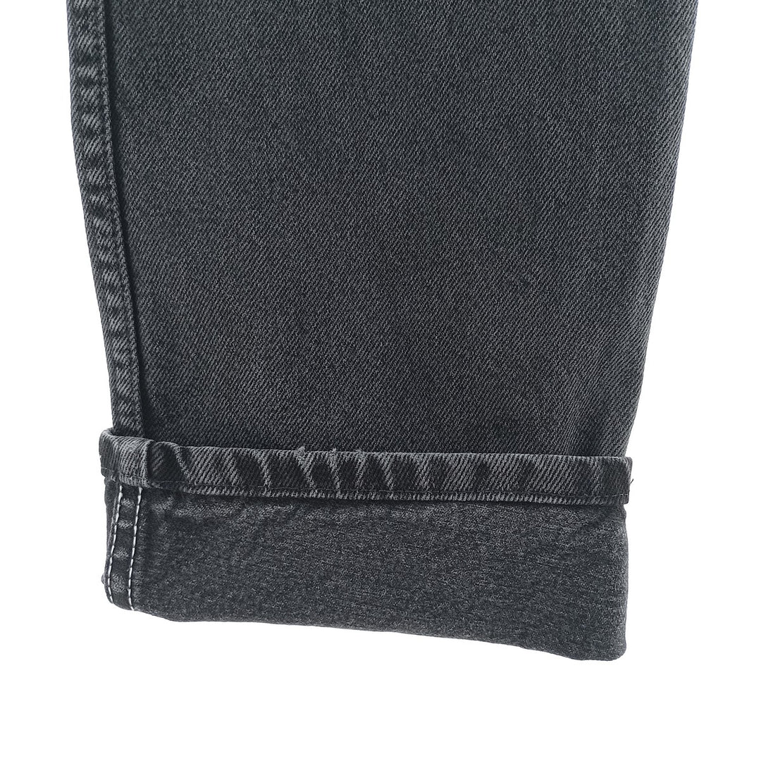 Rustler Black Denim Straight Denim Pants for Men, W30 equivalent cotton black type Vintage Second Hand