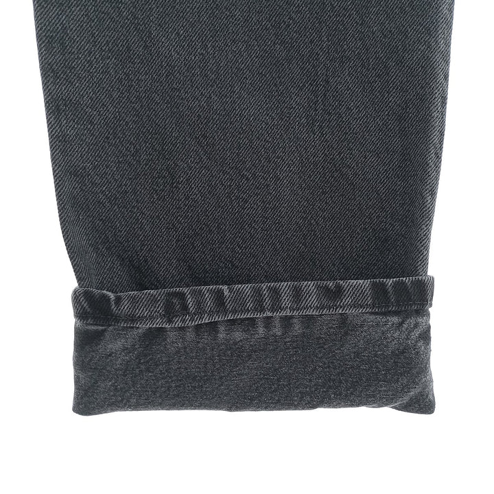 Rustler Black Denim Straight Denim Pants for Men, W30 equivalent cotton black type Vintage Second Hand