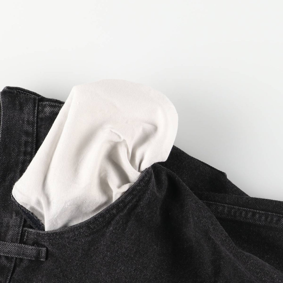 Rustler Black Denim Straight Denim Pants for Men, W35 equivalent cotton black type Vintage Second Hand