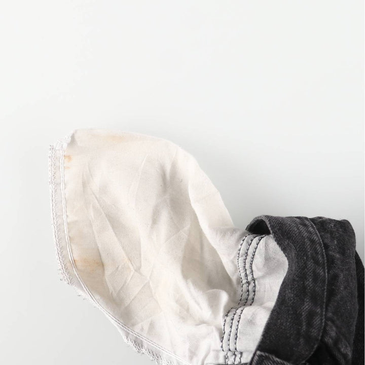 Rustler Black Denim Straight Denim Pants for Men, W35 equivalent cotton black type Vintage Second Hand