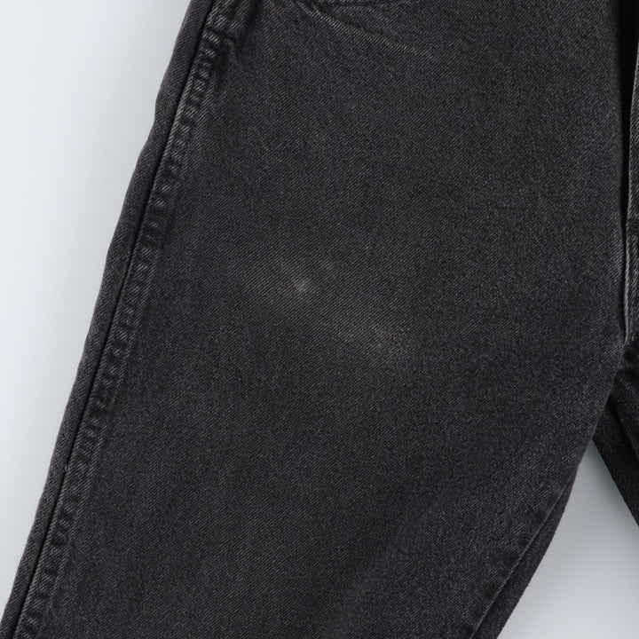 Rustler Black Denim Straight Denim Pants for Men, W32 equivalent cotton black type Vintage Second Hand