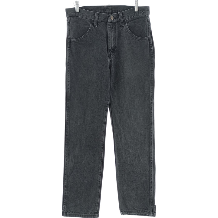 Rustler Black Denim Straight Denim Pants for Men, W30 equivalent cotton black type Vintage Second Hand