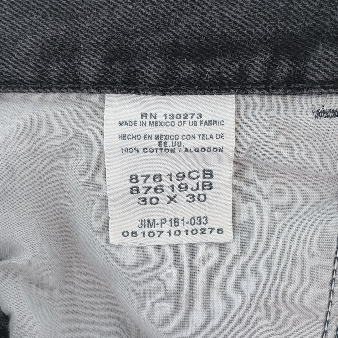 Rustler Black Denim Straight Denim Pants for Men, W30 equivalent cotton black type Vintage Second Hand