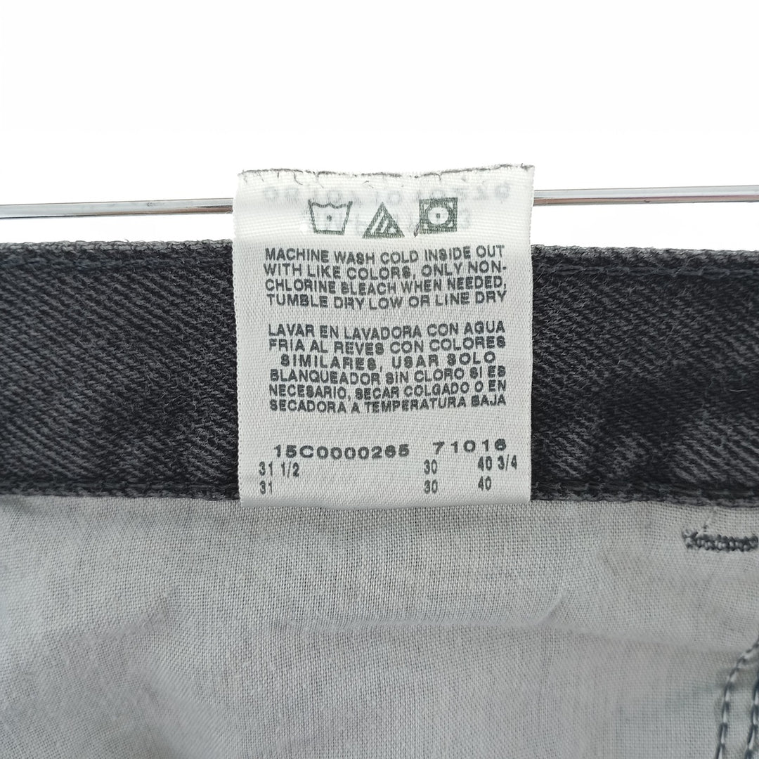 Rustler Black Denim Straight Denim Pants for Men, W30 equivalent cotton black type Vintage Second Hand