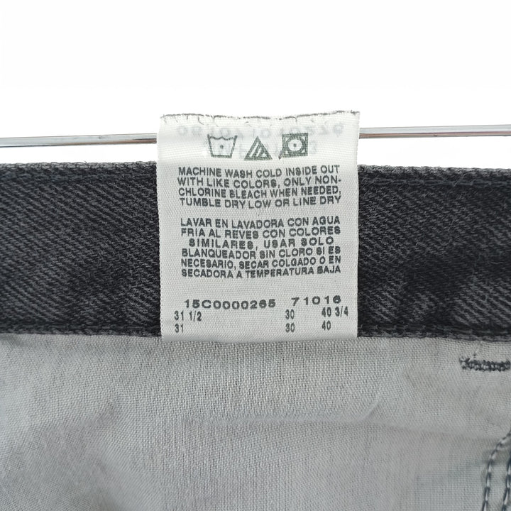 Rustler Black Denim Straight Denim Pants for Men, W30 equivalent cotton black type Vintage Second Hand
