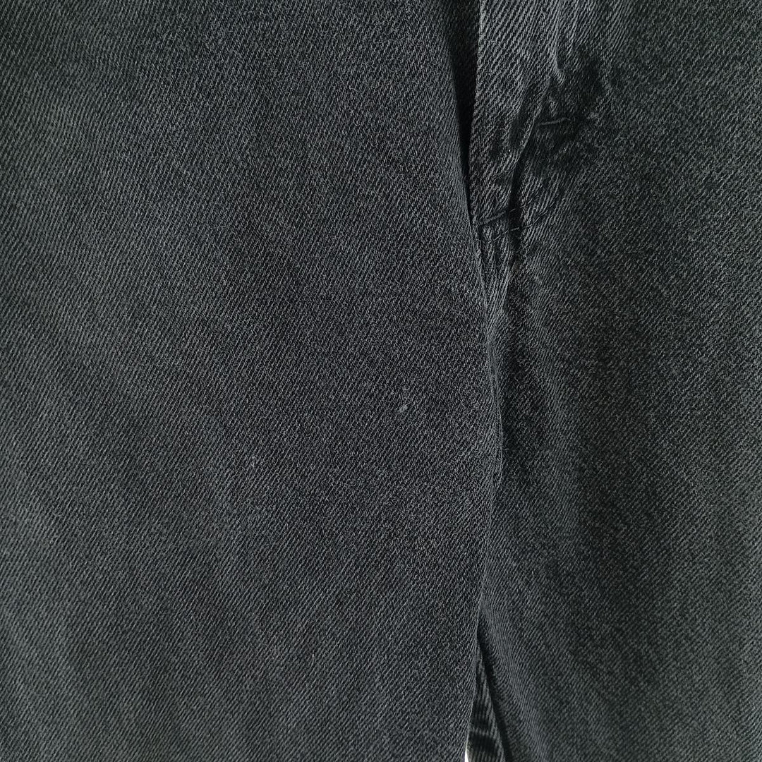 Rustler Black Denim Straight Denim Pants for Men, W30 equivalent cotton black type Vintage Second Hand