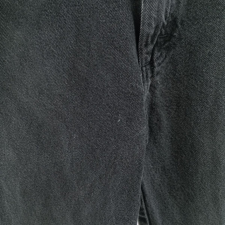 Rustler Black Denim Straight Denim Pants for Men, W30 equivalent cotton black type Vintage Second Hand