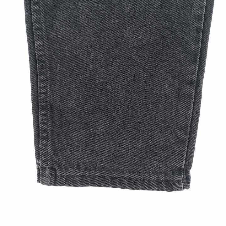 Rustler Black Denim Straight Denim Pants for Men, W30 equivalent cotton black type Vintage Second Hand
