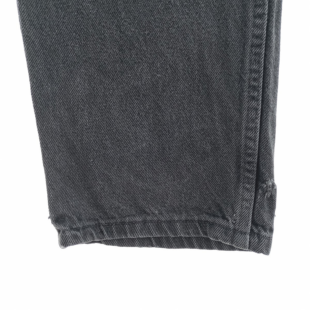 Rustler Black Denim Straight Denim Pants for Men, W30 equivalent cotton black type Vintage Second Hand
