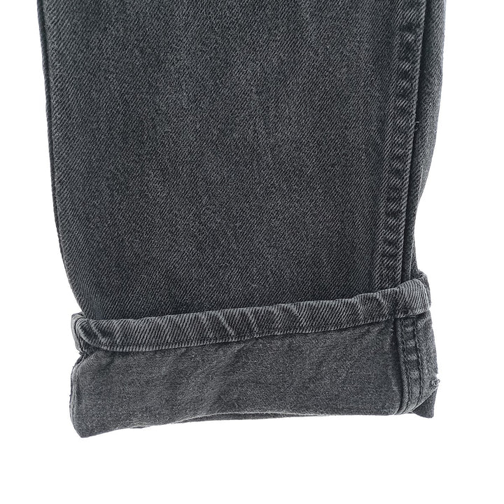 Rustler Black Denim Straight Denim Pants for Men, W30 equivalent cotton black type Vintage Second Hand