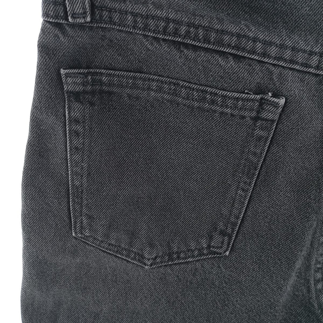 Rustler Black Denim Straight Denim Pants for Men, W30 equivalent cotton black type Vintage Second Hand