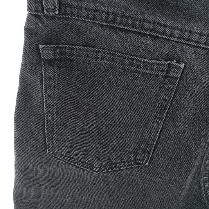 Rustler Black Denim Straight Denim Pants for Men, W30 equivalent cotton black type Vintage Second Hand