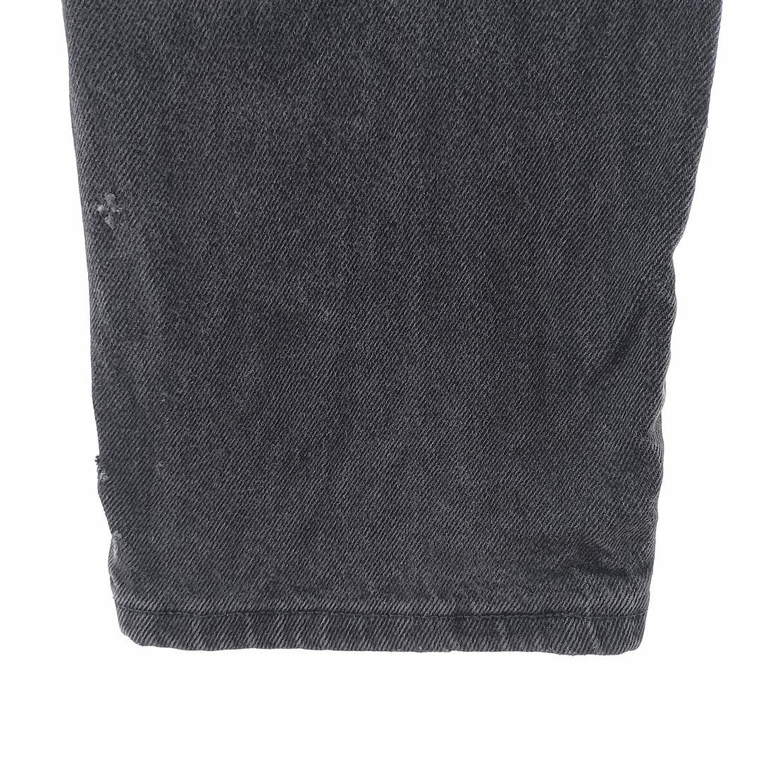 Rustler Black Denim Straight Denim Pants for Men, W30 equivalent cotton black type Vintage Second Hand