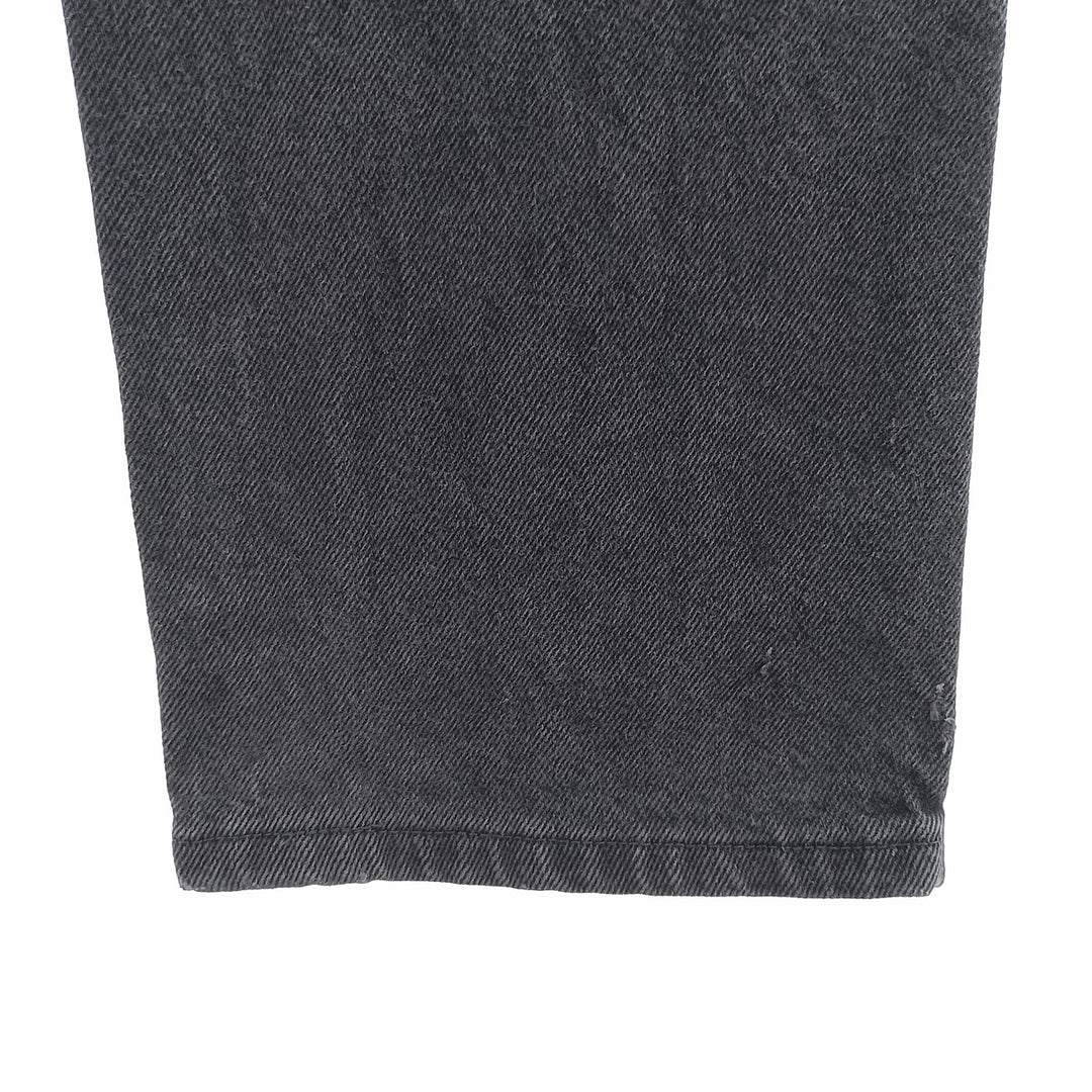 Rustler Black Denim Straight Denim Pants for Men, W30 equivalent cotton black type Vintage Second Hand