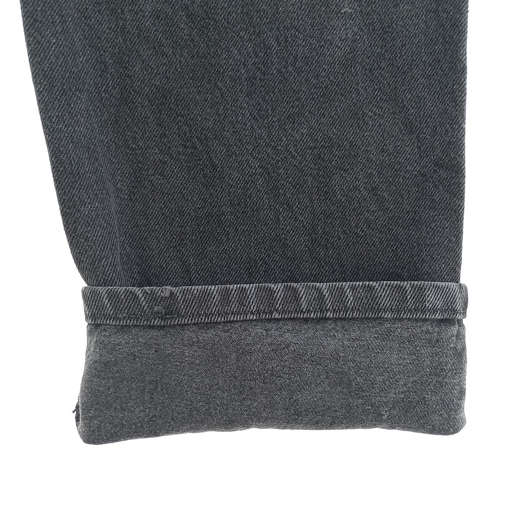 Rustler Black Denim Straight Denim Pants for Men, W30 equivalent cotton black type Vintage Second Hand