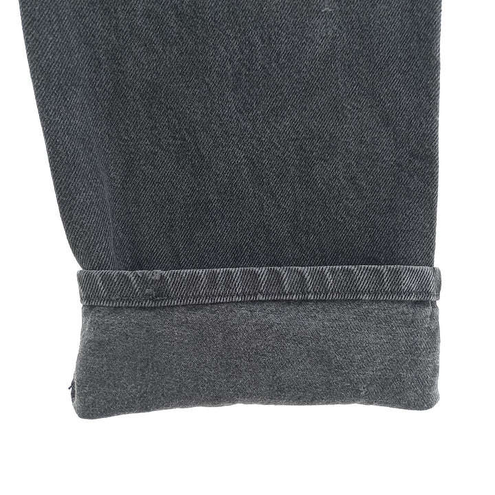 Rustler Black Denim Straight Denim Pants for Men, W30 equivalent cotton black type Vintage Second Hand