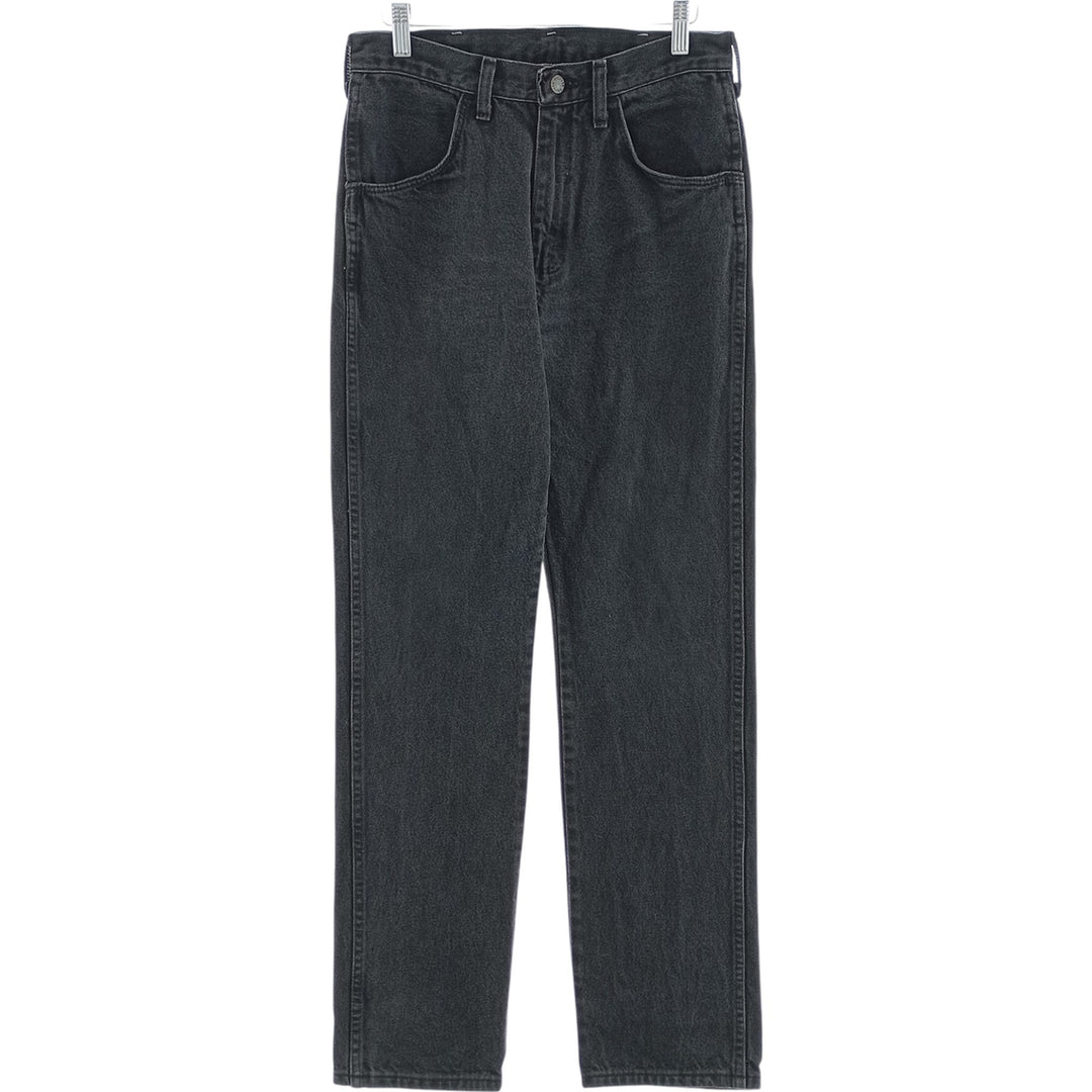 Rustler Black Denim Straight Denim Pants for Men, W30 equivalent cotton black type Vintage Second Hand